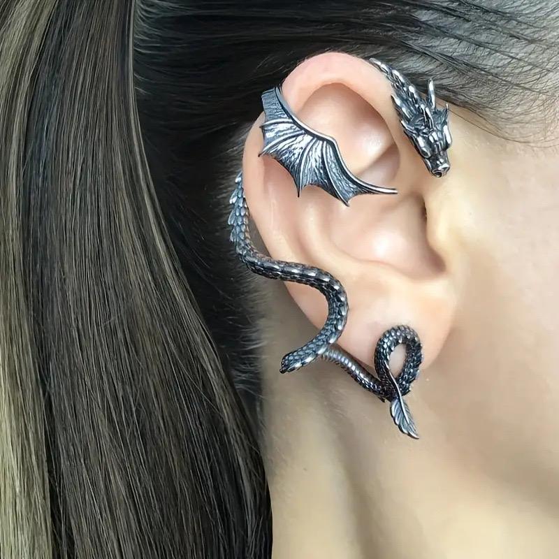 Unisex Vintage Punk Fashion Wrap Ear Cuff - Perfect Gift for Anyone on Birthdays, Anniversaries, Valentine's Day, Mother's Day, Thanksgiving, Christmas, and New Year K145