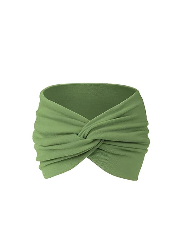 Solid Color Bohemian Twist Design Headband, Simple Headdress for Thick Hair, Carnival Party Fashion Hair Accessories, Girls Back To School Hair Accessories