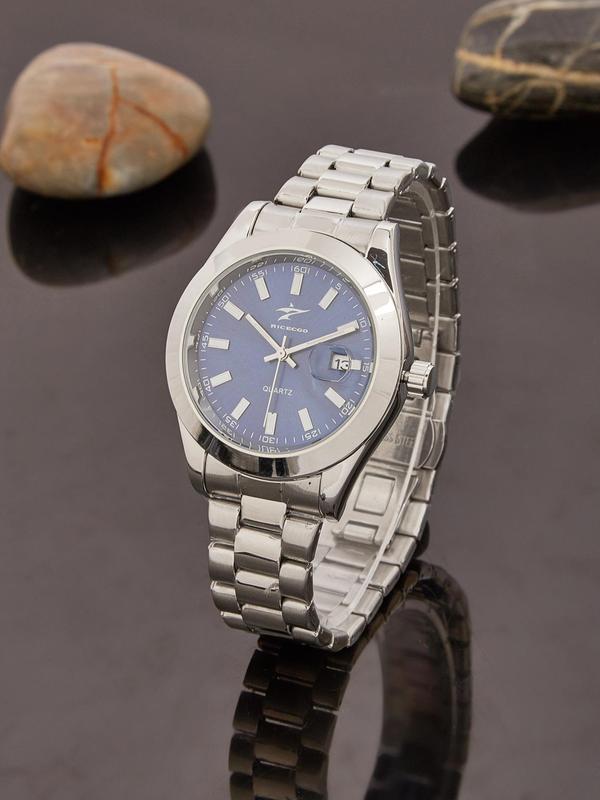Men's Classic Business Round Dial Analog Quartz Watch, Fashion Watch for Party, Daily Decor, Trendy All-match & Exquisite Watch for Birthday Gift with Box