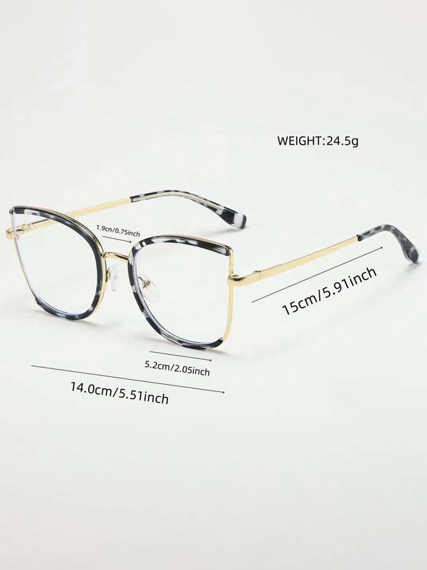 Fashionable Butterfly Frame Glasses, Trendy Casual Eyeglasses for Women & Men, Fashion Eyeglasses for Work, Daily Clothing Decor, Perfect for Student Daily Use