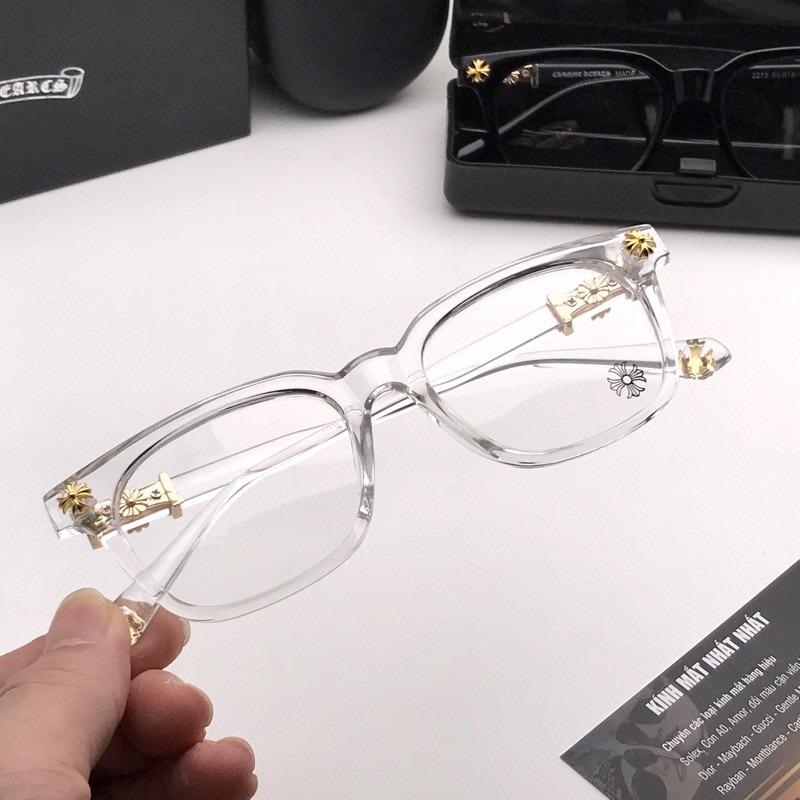 Chrome heart glasses with engraved pattern