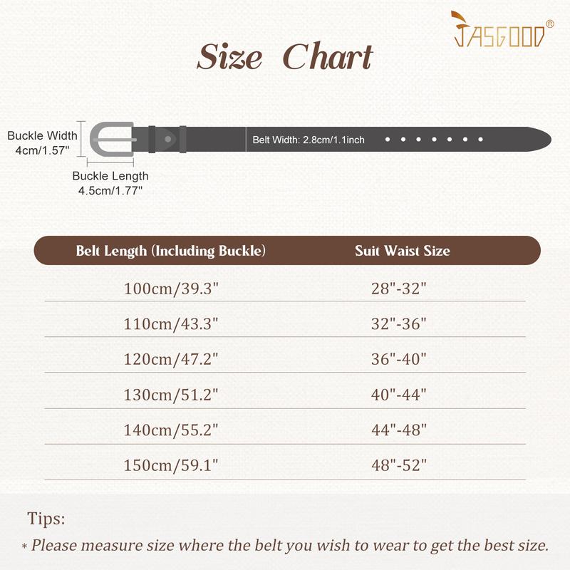 JASGOOD 3 Pack Women Leather Belts  Ladies Faux Waist Belt with Gold Buckle For Jeans Dresses Pants