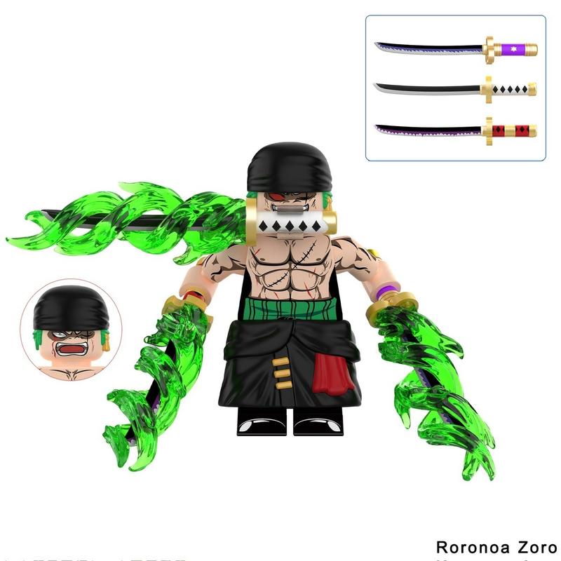 Anime Custom Block Mini Figure Collectible Keychains