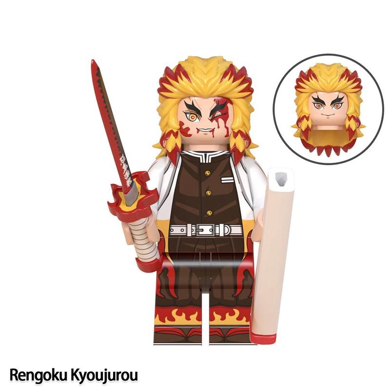 Anime Custom Block Mini Figure Collectible Keychains