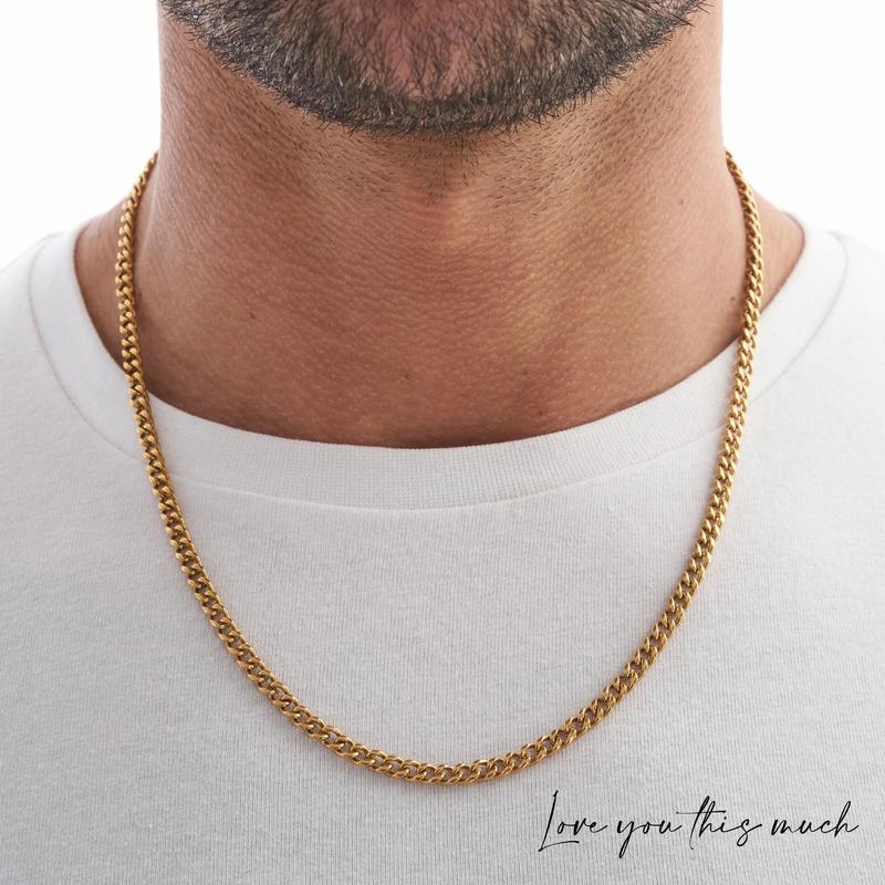 Love You This Much To My Husband Classic Steel Jewelry Gift Set| Romantic Gift for Husband | Best Gift for Husband Birthday | Unique Husband Gifts