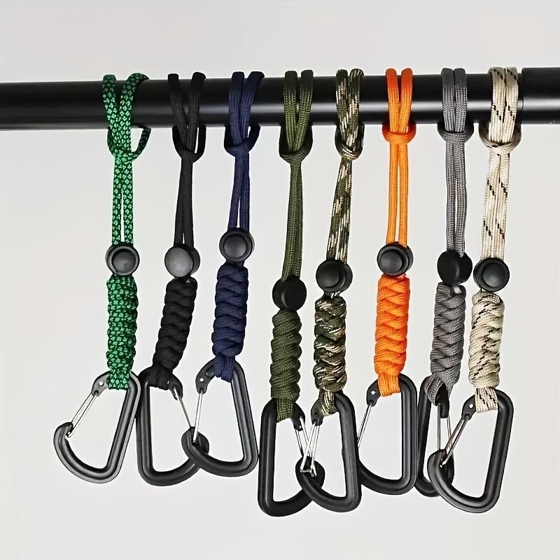 Paracord Keychain, 1 Count Anti-lost Rope, Backpack Anti-lost Rope, Outdoor Emergency Key Rope, Sports & Outdoor Accessories, Christmas Gift