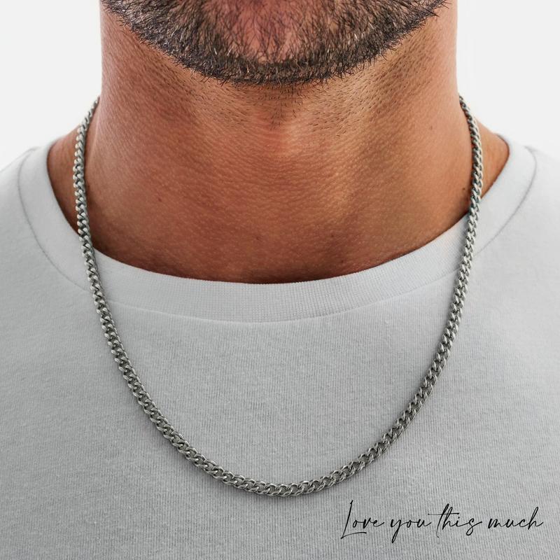 Love You This Much To My Husband Classic Steel Jewelry Gift Set| Romantic Gift for Husband | Best Gift for Husband Birthday | Unique Husband Gifts