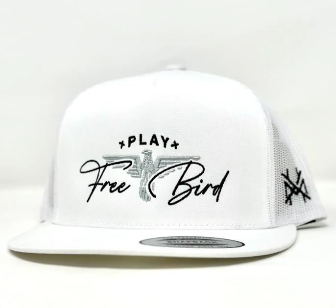 Play Free Bird Trucker Hat by The Mad Hatter Company