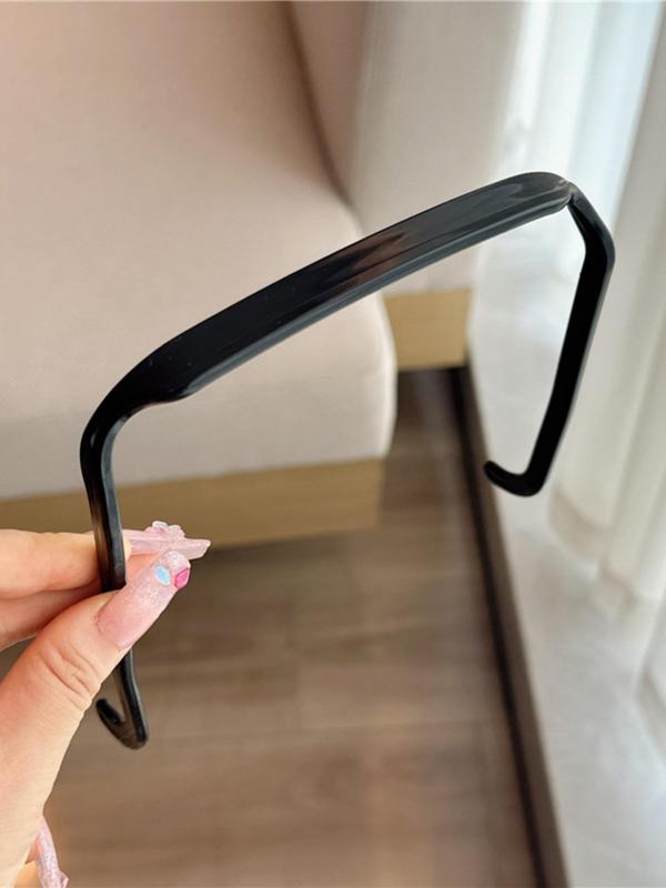 Solid Color Headbands, Casual Versatile Hair Accessories for Women, Minimalist Headwear Suitable for Thick Hair