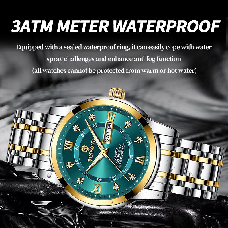 Christmas Gift 2025 Top Brand Luxury Fashion Diver Watch Men 30ATM Waterproof Date Clock Sport Watches Mens Quartz Wristwatch Relogio Masculino