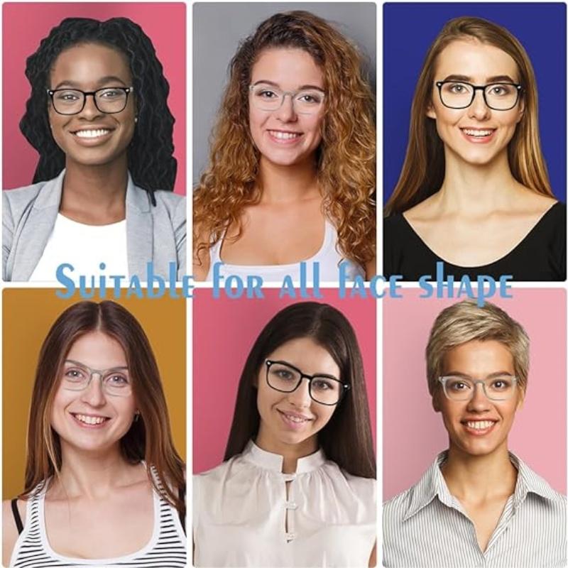 2024 glasses for women and man , 2 Pack Fashion Lightweight Eyeglasses for Work ,  Games  glasses Women Eyeglasses  Eyestrain