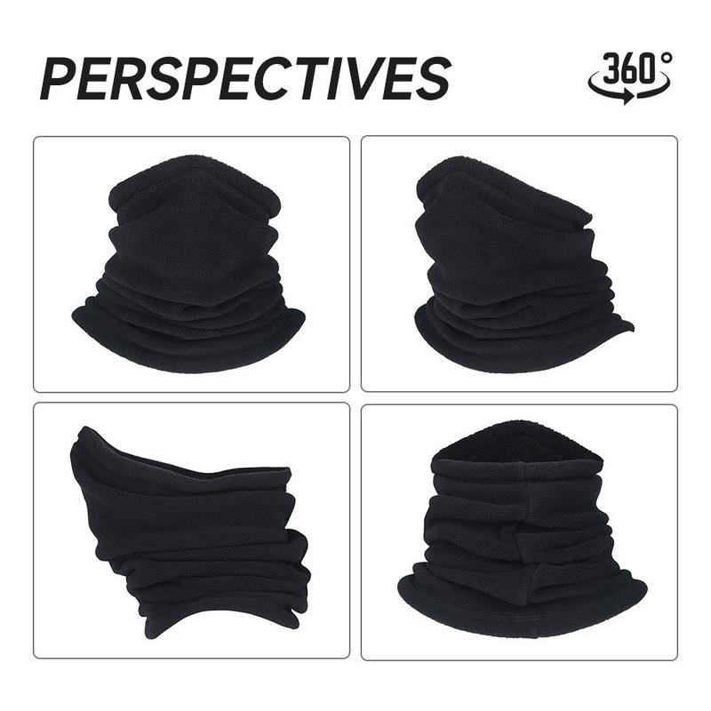 Winter Neck Warmer, 1 Count Windproof Neck Gaiter, Breathable Face Scarf, Thick Warm Scarves for Men & Women, Outdoor Cycling Sports Neck Cover