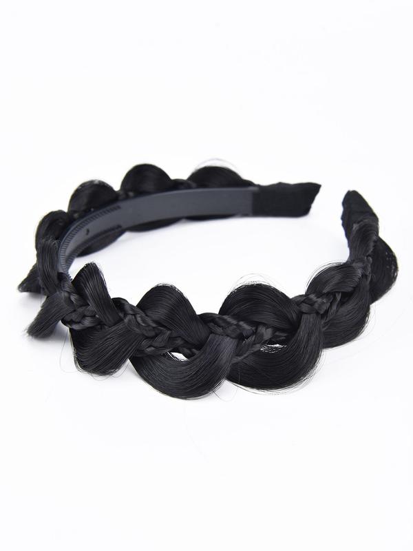 Braided Hair Hoop, Fashionable Hair Accessories for Women & Girls, Elegant All-match Fashion Accessories for Daily Wear