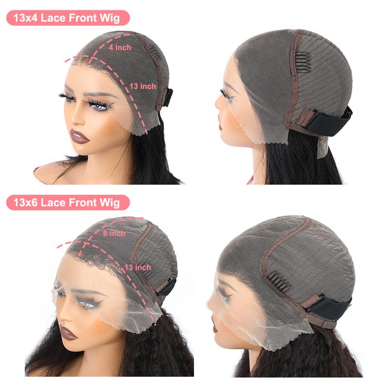 Short Curly Bob Wigs Human Hair 13x4 Lace Frontal Curly Bob Wig 13X6 Curly Wave Bob Wigs Human Hair 180% Density Prelucked with Baby Hair [Ladoux]
