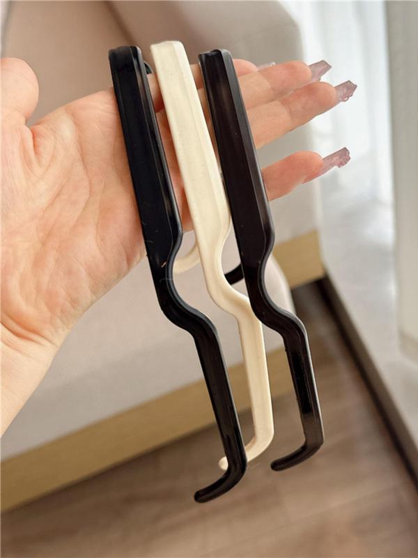 Solid Color Headbands, Casual Versatile Hair Accessories for Women, Minimalist Headwear Suitable for Thick Hair