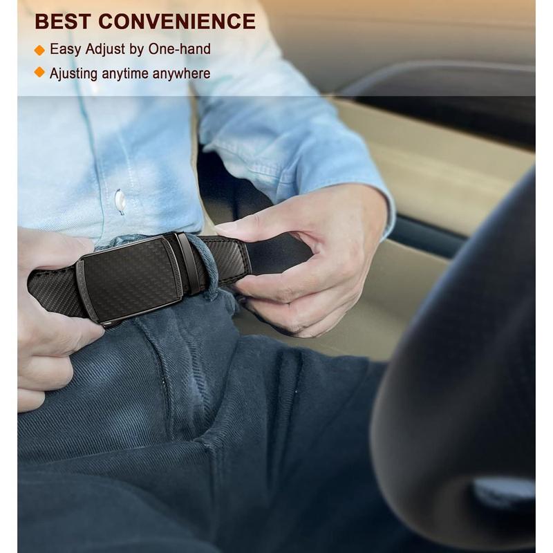 Men's Belt,Slide Ratchet Belt For Gift Men Dress Pant Shirt Oxfords,Trim To Fit