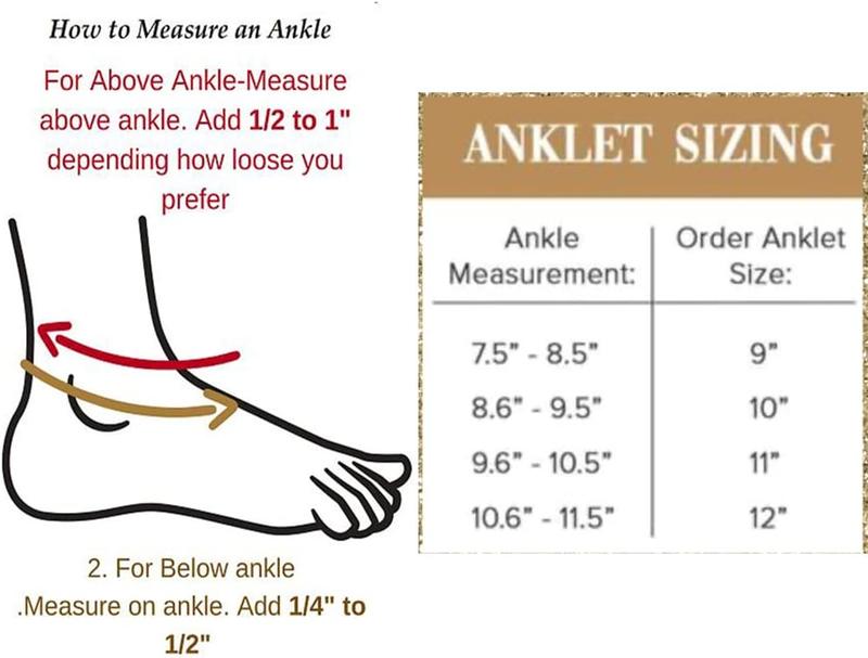 Gold White  Rope Chain Anklet, 3mm Stainless Steel Ankle Bracelets for Women and Men, 9 10 11 inches