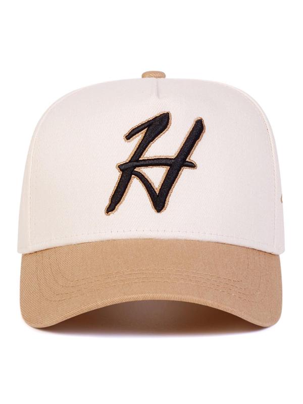 Letter H Design Baseball Cap, Casual Outdoor Sports Hat for Men & Women, Adjustable Sun Protection Cap for Daily Wear