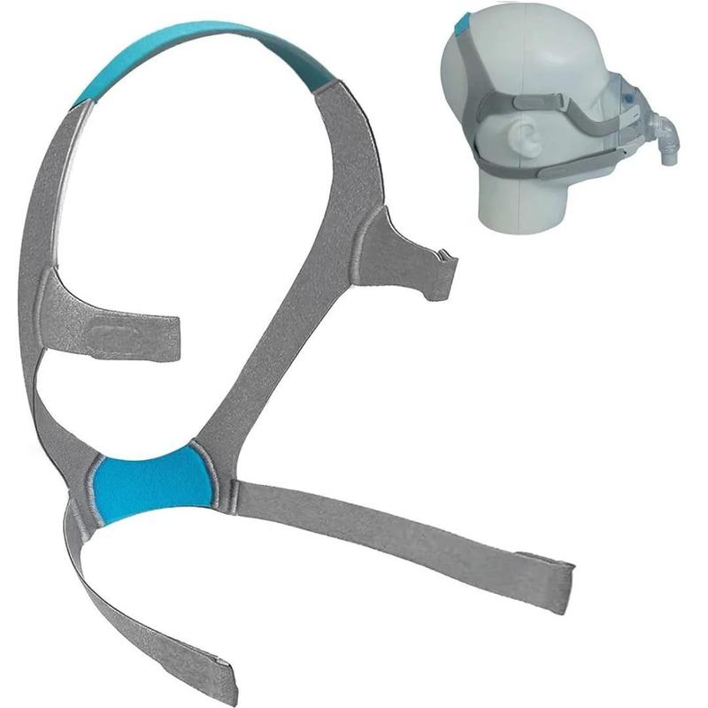 F20 Full Face Replacement Headgear Strap, 1 Count Flexible Adjustable Nasal Pillow CPAP with Clips, Comfortable Fit & Soft Elastic Headband