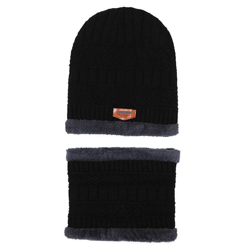 Winter Knitted Warm Suit, 1 Set Warm Beanie & Scarf & Gloves for Outdoor Walking Cycling Running, Outdoor Sports Accessories for Men & Women, Outdoor Accessories, Christmas Gift