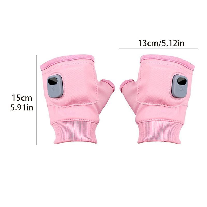PENGTENG USB Rechargeable Heated Gloves, 1 Pair 3-level Temperature Control Heated Gloves, Suitable for Cycling, Skiing and Motorcycles, Hand Warmer for Women & Men