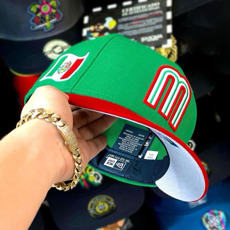 Mexico Cap, Mexican Baseball Cap with full tags and labels, men and women unisex hip hop cool hats, Khaki fabric, Baseball Cap for men and women, Fitted Baseball Caps