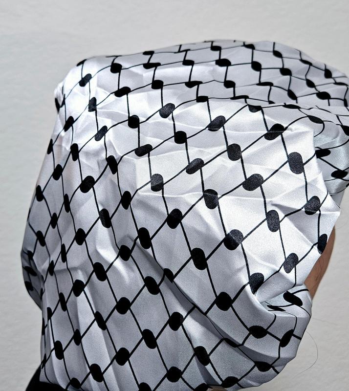 Keffiyeh Hatta Bonnet Hair Cover