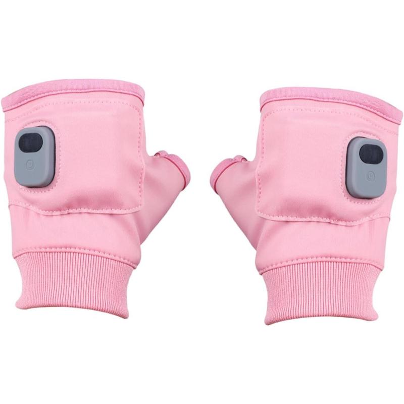 Portable Heating Gloves with Digital Display, 1 Pair Rechargeable Hand Warmer, Heated Gloves with 3 Temperature Modes for Home Use, Christmas Gifts