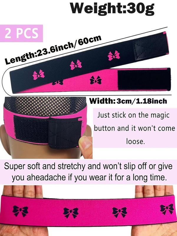 Elastic Bands for Wig, Wig Band for Melting Lace, Soft and Stretchy  Melting Band for Lace Front, Melt Band for Lace Wigs for Lace Front for Women Hair