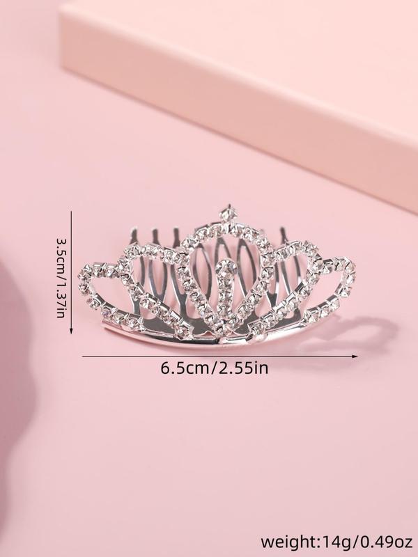 Rhinestone Crown for Wedding, Elegant Bridal Headwear for Wedding Bridal Party Formal Occasions, Fashion Hair Accessories for Women