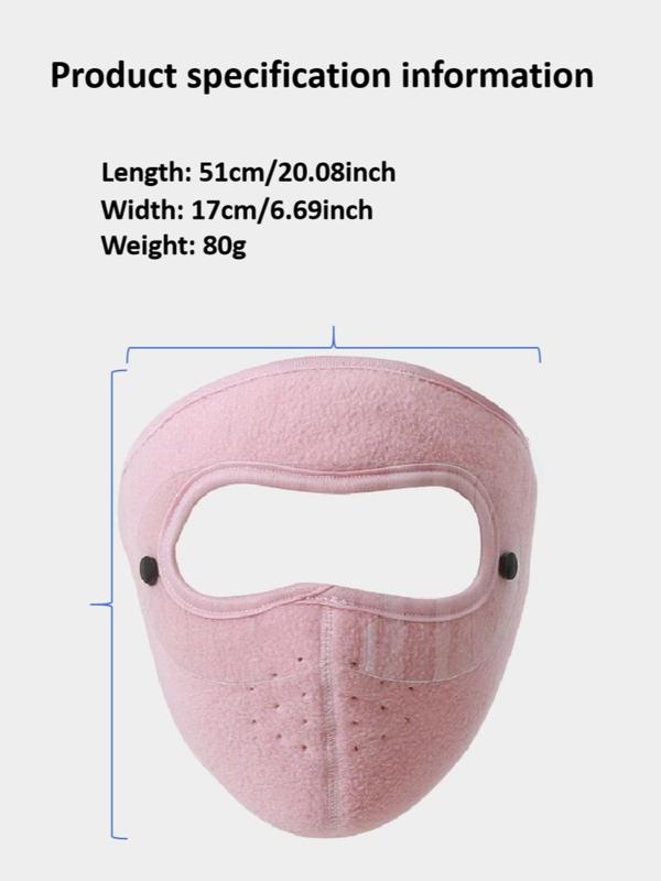 Winter Warm Face Mask, 3 in 1 Thickened Eye and Ear Protection Face Covering Mask, Windproof Face Mask for Men & Women, Fashion Accessories for Outdoor Cycling