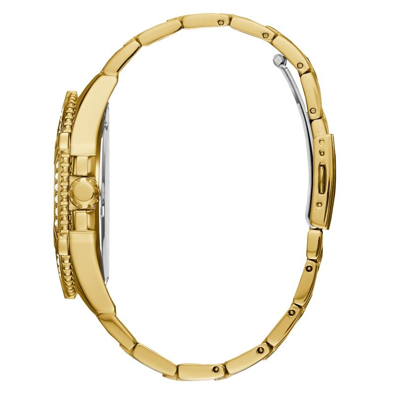 GUESS Female Gold-Tone Multifunction Watch