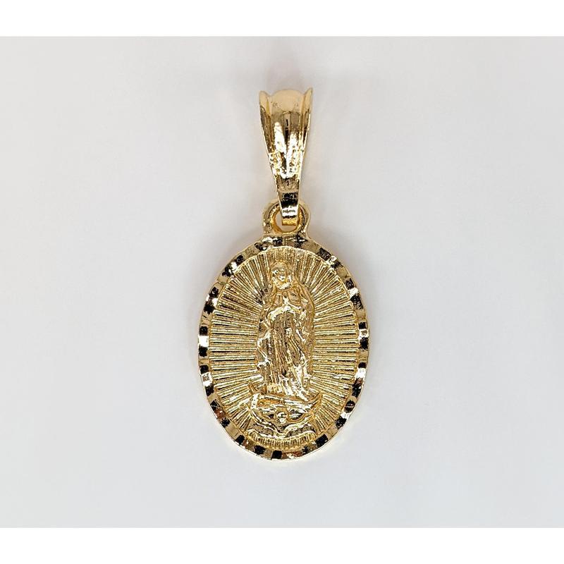 Plated Virgin Mary Pendant