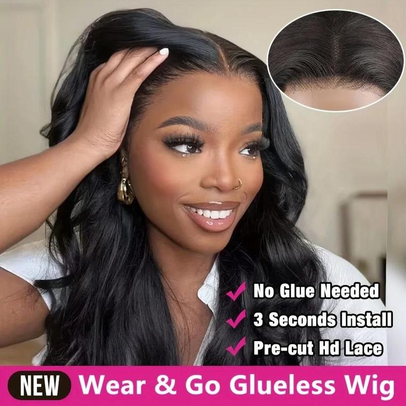 Ready to Wear and Go Transparent Lace Closure Human Hair Wigs Body Wave Glueless Wig 6x4 4x6 Lace Wig for Women Pre Plucked Pre Cut 28 30 Inch 180% Bling Hair Sale