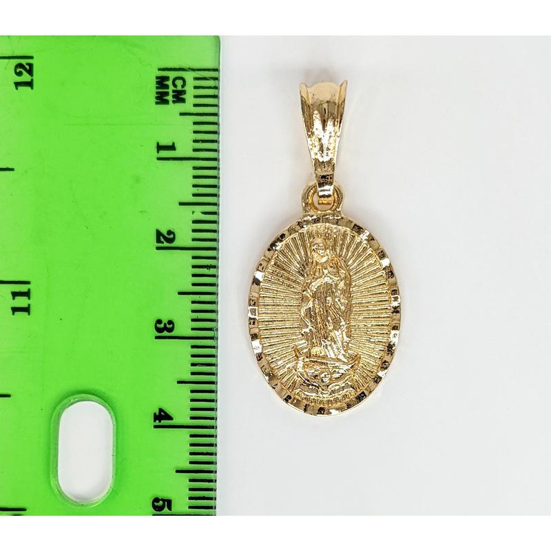 Plated Virgin Mary Pendant