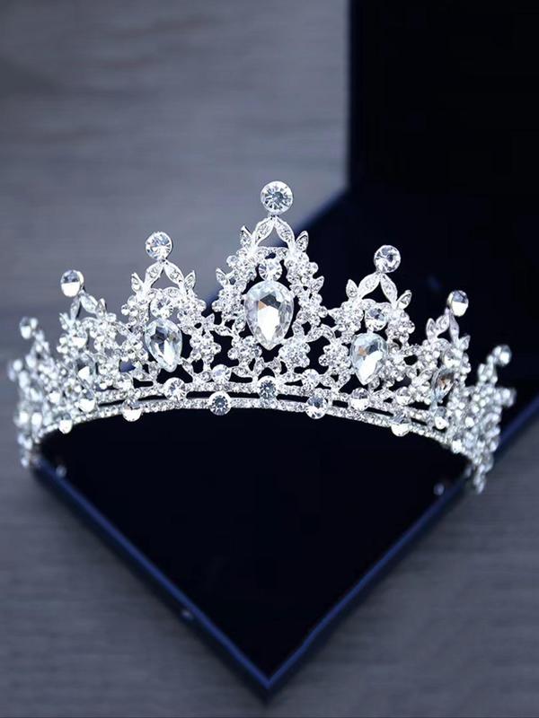 Rhinestone Crown for Wedding, Elegant Princess Bride Crown, Bridal Headpiece, Women Wedding Bridal Jewellery
