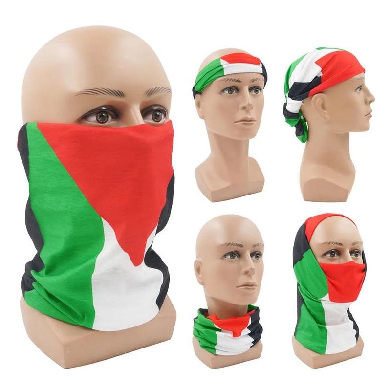 Palestine Multi Use Face Cover Headband Mask Bandana