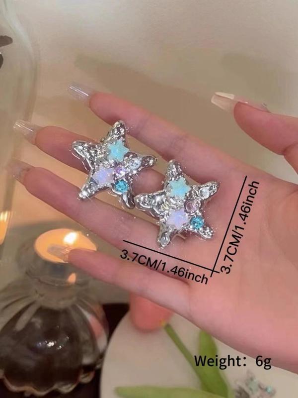 Summer Fashion Star Design Hair Clip, 1 Count Star Themed Design Hair Clip, Lovely Hair Accessories for Women, Suitable for Party, Daily Clothing Decor