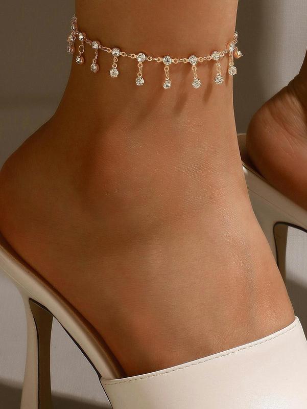 Women's Plain Casual Alloy Anklet