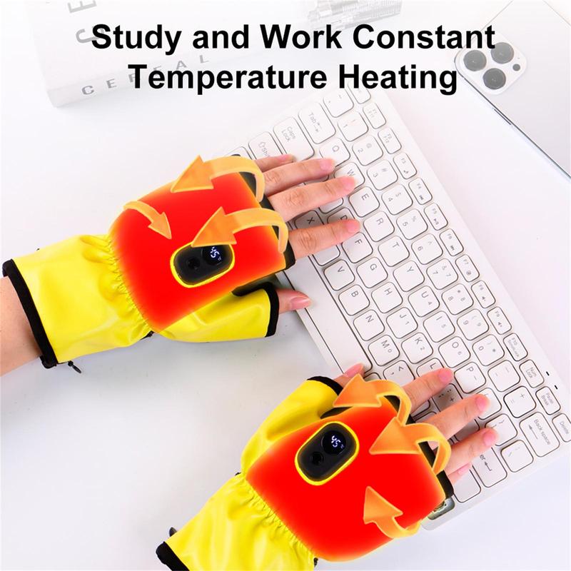 Rechargeable Heated Gloves with 3 Temperature Settings, Winter Hand Warmer for Work Cycling Skiing Outdoor Snow, Household Appliances
