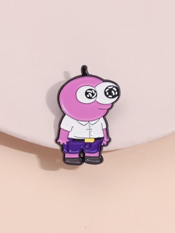 Cartoon Character Design Brooch, Cute Enamel Pin, Fashion Accessories for Women & Men, Trendy All-match & Exquisite Brooch for Birthday Gift