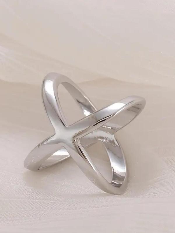 X Shaped Scarf Clip, Fashionable Cross Design Scarf Holder, Casual and Versatile Scarf Accessories for Women & Men, Trendy All-match & Exquisite Scarf Holder for Birthday Gift