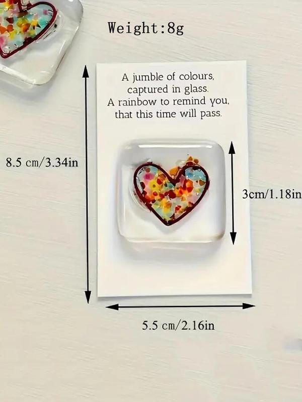 Random Color Heart Pocket Hug Token, Jewellery-making Accessories As Friendship Gift, Pocket Hug Full Of Love and Encouragement, Suitable for Any Occasion, Holiday, Gift for Family and Friend