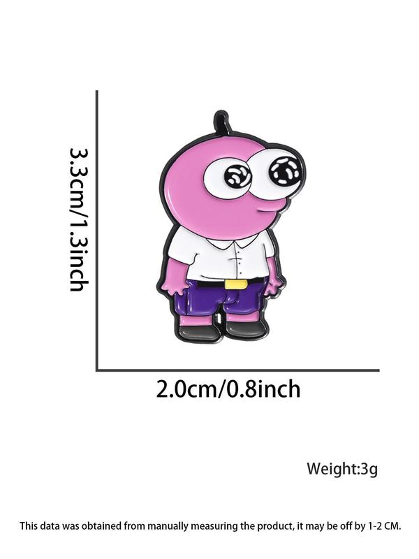 Cartoon Character Design Brooch, Cute Enamel Pin, Fashion Accessories for Women & Men, Trendy All-match & Exquisite Brooch for Birthday Gift