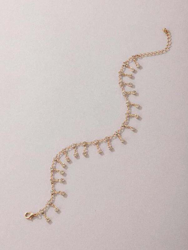 Women's Plain Casual Alloy Anklet