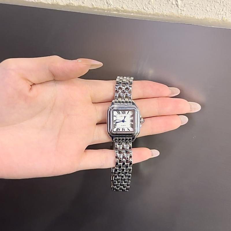 Women's watch Fashion square watch brand women's quartz watch classic gold and silver simple Femme for family, lovers, best friends Thanksgiving gift Christmas gift