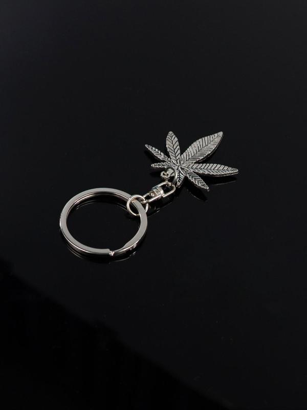 2024 New Trendy Maple Leaf Shape Keychain for Car Keys, Minimalist Matching Mini Cute Keychain for Women & Men, Creative Fashion Kawaii Accessories for Daily Use