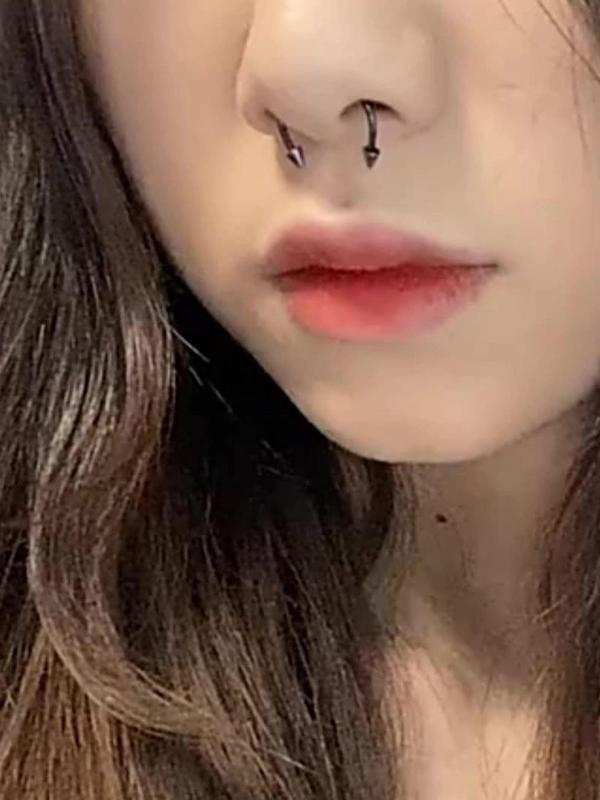 4 Pairs Triangle Design Magnetic Nose Rings, Punk Stainless Steel Accessories For Party Holiday Vacation