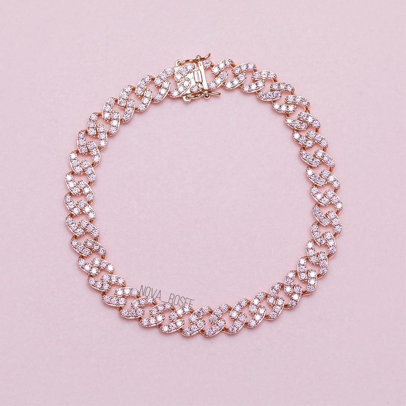 Dainty link up anklet