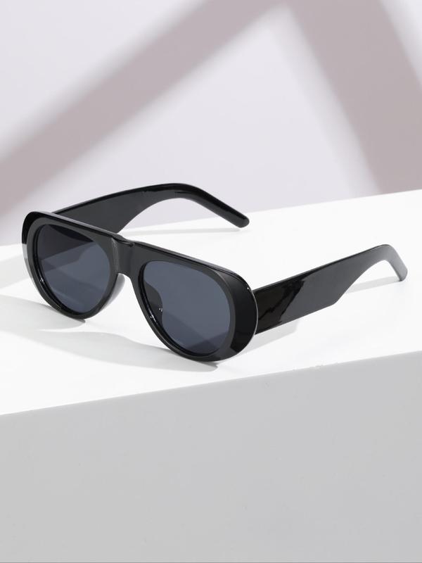 Unisex Vintage Style Sunglasses, Summer Trendy Casual Sunglasses for Everyday Use, Fashion Sunglasses for Outdoor Activities